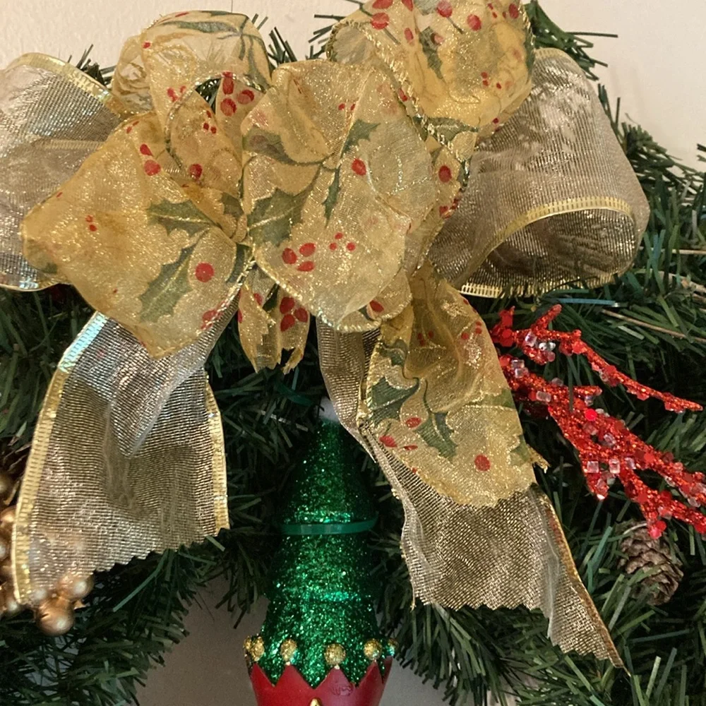 🎄Traditional Nutcracker Wreath